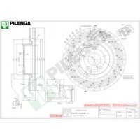 V942 PILENGA Гальмівний диск