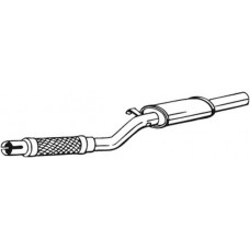 148-033 BOSAL Середній глушник вихлопних газів