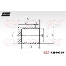 72940024 MAXTECH Поршень корпус скоби гальма