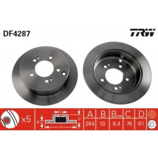 DF4287 TRW Гальмівний диск