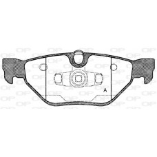 BPA1145.00 OPEN PARTS Комплект гальмівних колодок дисковий гальм