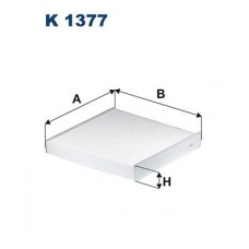 K 1377 FILTRON Фільтр повітря у внутрішньому просторі