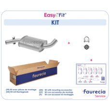 FS80095 Faurecia Середній глушник вихлопних газів