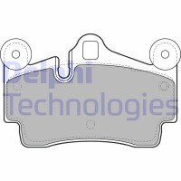 LP1998 DELPHI КомплеК т гальмівних колодок, дискове гальмо