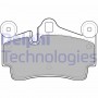 LP1998 DELPHI КомплеК т гальмівних колодок, дискове гальмо