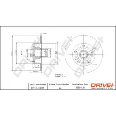 DP1010.11.0117 Dr!ve+ Гальмівний диск
