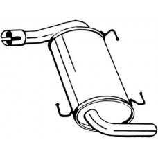 284-783 BOSAL Середній глушник вихлопних газів