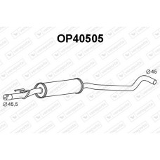 OP40505 VENEPORTE Середній глушник вихлопних газів