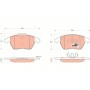 GDB1605 TRW Комплект гальмівних колодок дисковий гальм