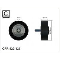422-137 CAFFARO Паразитный / ведущий ролик, Поліклиновий ремінь