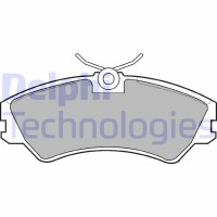 LP668 DELPHI Комплект гальмівних колодок дисковий гальм