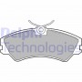 LP668 DELPHI Комплект гальмівних колодок дисковий гальм