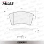 E500491 MILES Комплект гальмівних колодок дисковий гальм