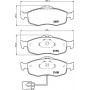 8DB 355 007-751 HELLA Комплект гальмівних колодок, дискове гальмо