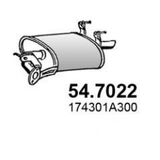 54.7022 ASSO Глушник вихлопних газів кінцевий