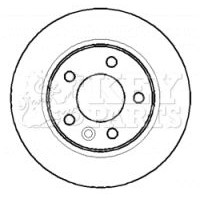 KBD4387 KEY PARTS Гальмівний диск