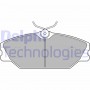 LP1524 DELPHI Комплект гальмівних колодок дисковий гальм