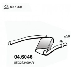 04.6046 ASSO Середній глушник вихлопних газів