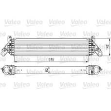 818630 VALEO Интеркулер