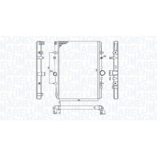 350213199400 MAGNETI MARELLI Радіатор охолодження двигуна