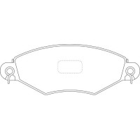 FP2317 FIT Комплект гальмівних колодок дисковий гальм