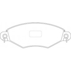 FP2317 FIT Комплект гальмівних колодок дисковий гальм
