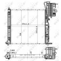 WG1722111 WILMINK GROUP Радіатор охолодження двигуна