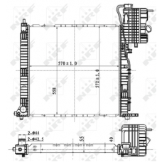 WG1722111 WILMINK GROUP Радіатор охолодження двигуна