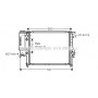 BW2122 AVA QUALITY COOLING Радіатор охолодження двигуна