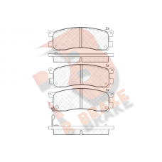 RB1382 R BRAKE Комплект гальмівних колодок дисковий гальм
