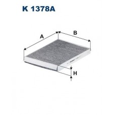 K 1378A FILTRON Фільтр повітря у внутрішньому просторі