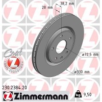 230.2384.20 ZIMMERMANN Гальмівний диск