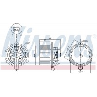 87568 NISSENS Вентилятор салону