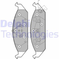 LP1161 DELPHI Комплект гальмівних колодок дисковий гальм
