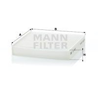 CU 1827 MANN-FILTER Фільтр повітря у внутрішньому просторі