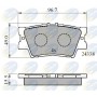 CBP01581 COMLINE Комплект гальмівних колодок дисковий гальм