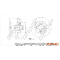 DP1010.11.0798 Dr!ve+ Гальмівний диск