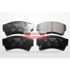 DBP4062 DYNAMATRIX Комплект гальмівних колодок дисковий гальм