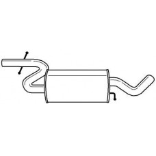 22428 SIGAM Середній глушник вихлопних газів