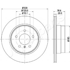 DP-0129 JAPANPARTS Гальмівний диск