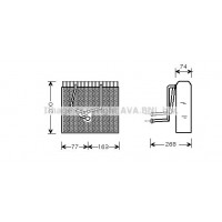 RTV173 AVA QUALITY COOLING Випарник кондиціонера