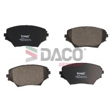 324555 DACO Germany Комплект гальмівних колодок дисковий гальм