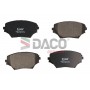 324555 DACO Germany Комплект гальмівних колодок дисковий гальм