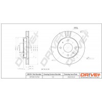 DP1010.11.0734 Dr!ve+ Гальмівний диск