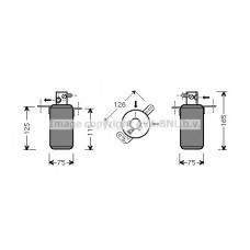 MSD373 AVA QUALITY COOLING Осушувач кондиціонера