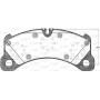 BPA1345.50 OPEN PARTS Комплект гальмівних колодок дисковий гальм