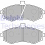 LP1788 DELPHI КомплеК т гальмівних колодок, дискове гальмо
