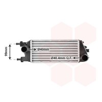 73004100 VAN WEZEL Интеркулер