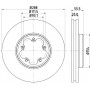 MDC2551 MINTEX Гальмівний диск
