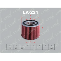 LA-221 LYNXauto Повітряний фільтр